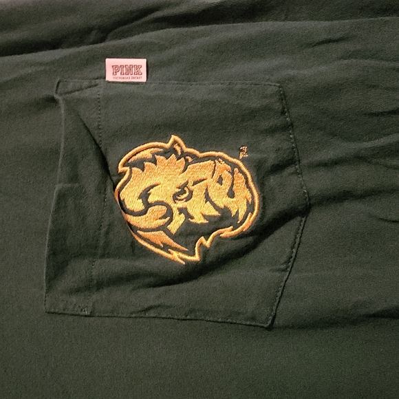 Victoria Secret Pink NDSU Bison Long Sleeve Tee - Picture 2 of 5